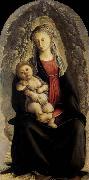 BOTTICELLI, Sandro Madonna in Glory with Seraphim Spain oil painting artist